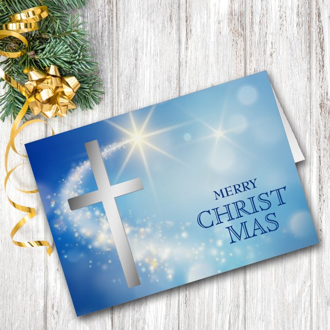 Carte de Noël Star Silver Cross (Créateur téléchargé)