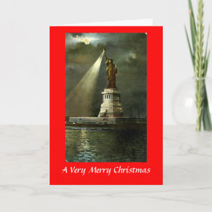 Carte de Noël - Statue de la Liberté