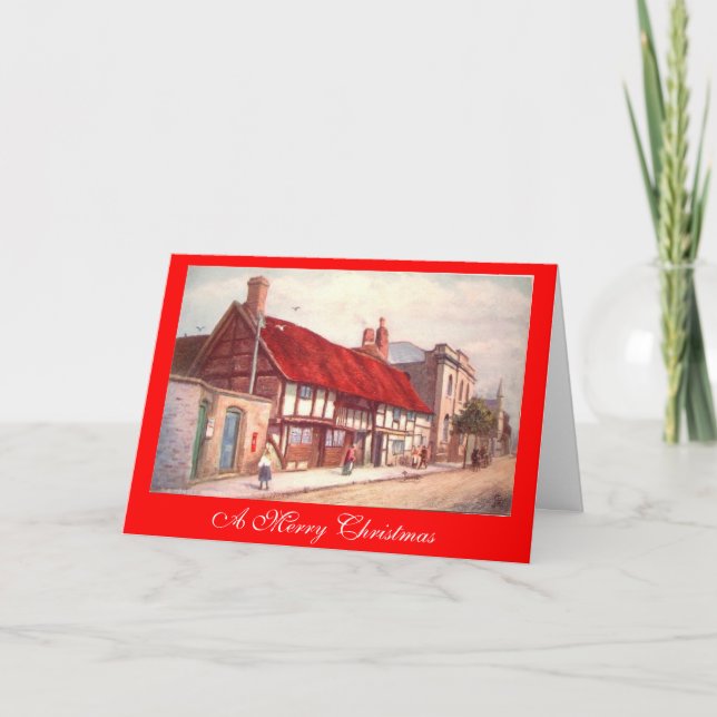 Carte de Noël, Stratford-sur-Avon (Devant)