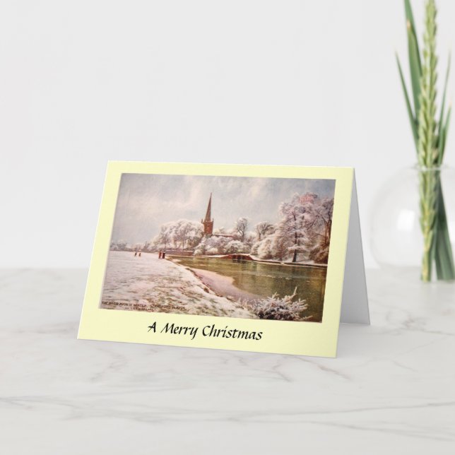 Carte de Noël - Stratford-upon-Avon (Devant)