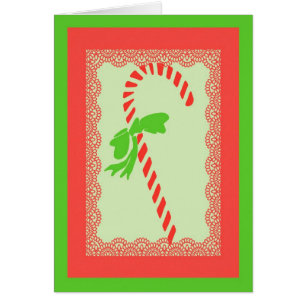 Carte de Noël sucre de canne