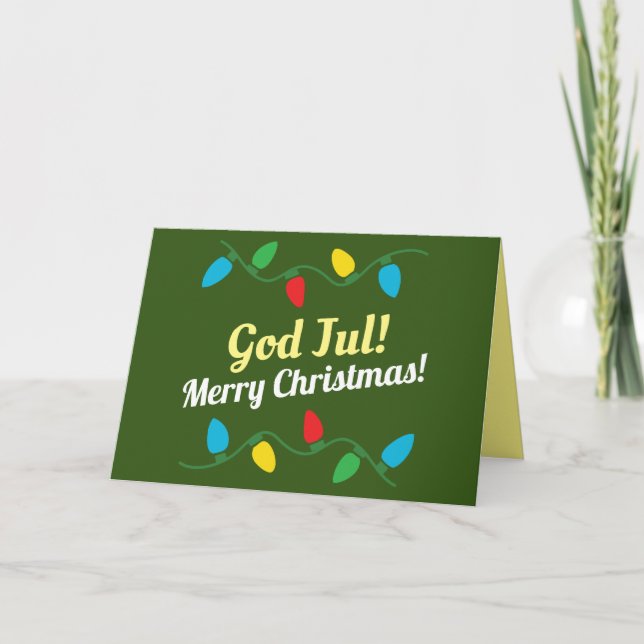 Carte de Noël suédoise (Devant)
