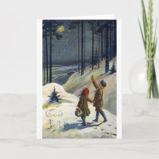Carte de Noël suédoise