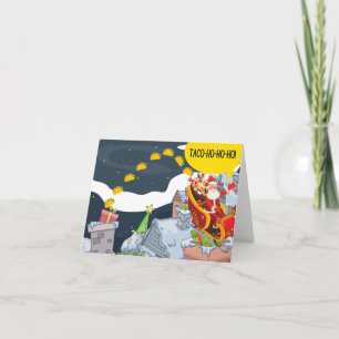 Carte de Noël Taco-ho-ho-ho (vide)