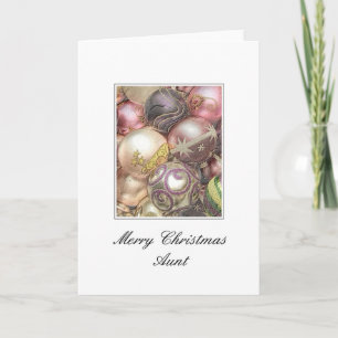 Carte de Noël tante