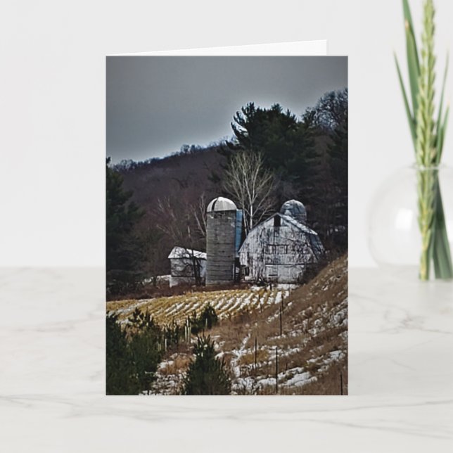 Carte de Noël "Taylors Farm" (Devant)