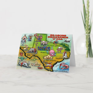 Carte de Noël TEXAS