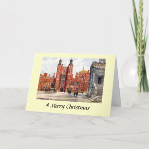 Carte de Noël - The Quadrangle, Eton College