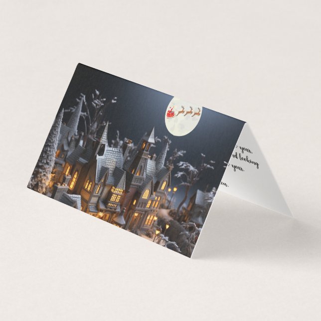 Carte de Noël, traditionnelle (Front)