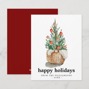 Carte de Noël traditionnelle