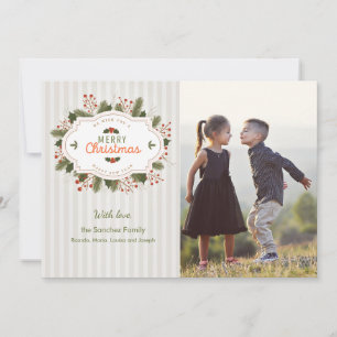Carte de Noël traditionnelle