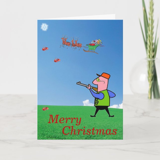 Carte de Noël Trapshooter (Devant)