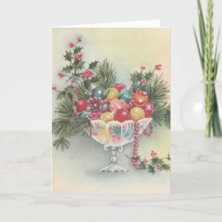 Carte de Noël Très élégant vintage