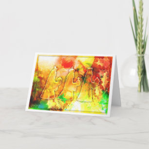 Carte de Noël "Trois Rois"