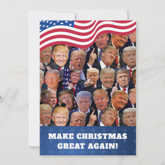 Carte de Noël Trump
