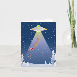 Carte de Noël UFO