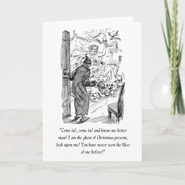 Carte de Noël Un Chant de Noël (Devant)