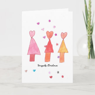 Carte de Noël unique
