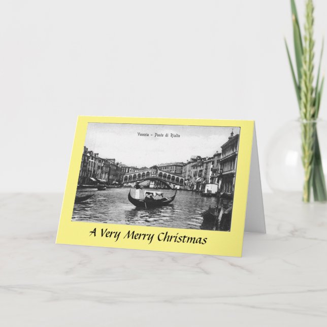 Carte de Noël - Venise (Devant)