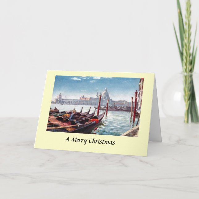 Carte de Noël - Venise, Italie (Devant)
