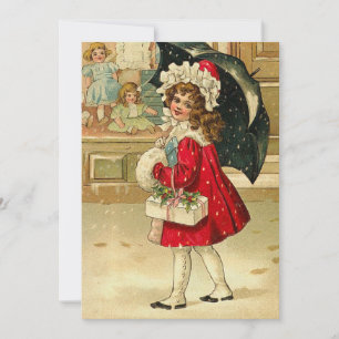 Carte de Noël Victorian Flat