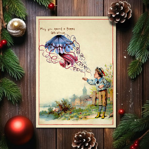 Carte de Noël Victorian Odd Jellyfish