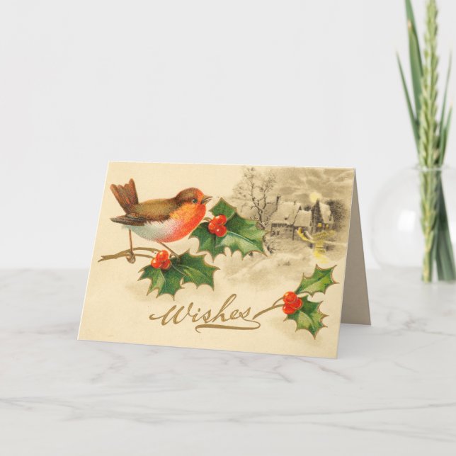 Carte de Noël victorienne (Devant)