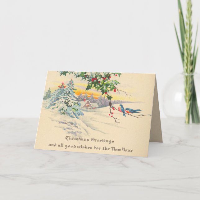 Carte de Noël victorienne (Devant)