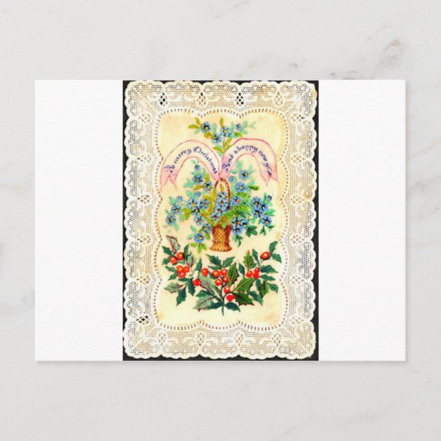 Carte de Noël victorienne (Devant)
