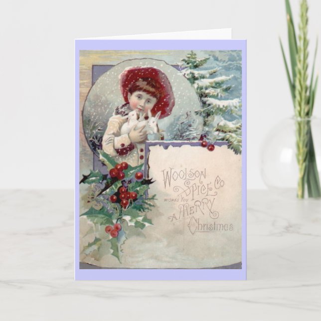 Carte de Noël victorienne (Devant)