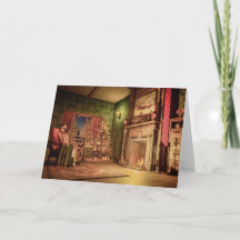Carte de Noël victorienne à l'ancienne