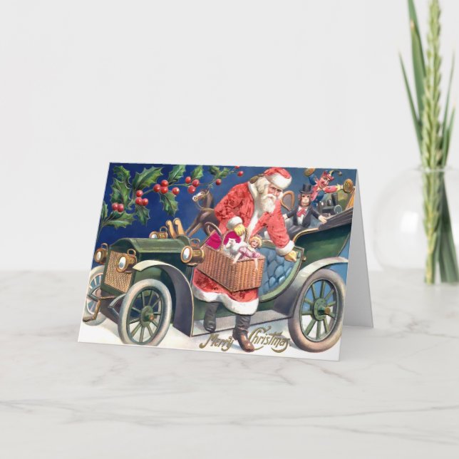 Carte de Noël victorienne vintage (Devant)