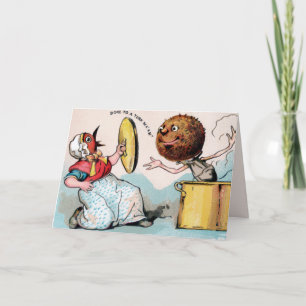 Carte de Noël victorienne vintage