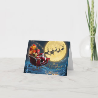 Carte de Noël vierge