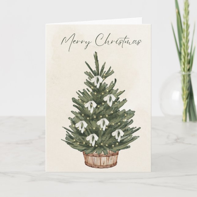 Carte de Noël - Vierge à l'intérieur - Ajouter un  (Devant)