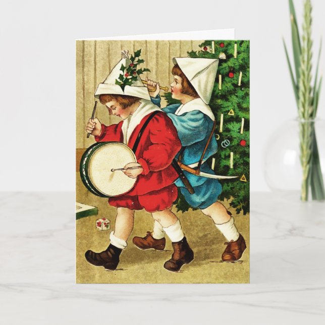 Carte de Noël Vintage (Devant)