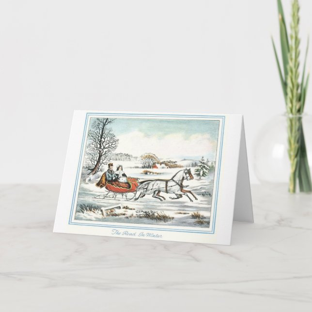Carte de Noël Vintage (Devant)