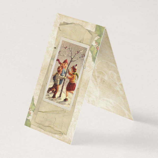 Carte de Noël Vintage (Front)