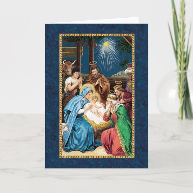 Carte de Noël vintage (Devant)