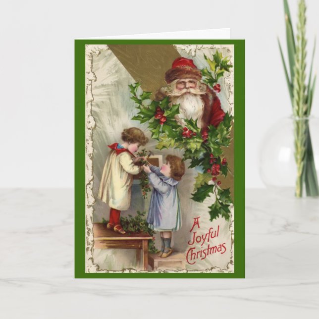 Carte de Noël Vintage (Devant)