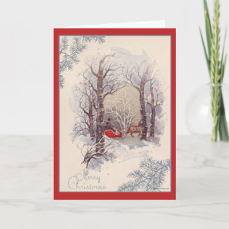 Carte de Noël Vintage