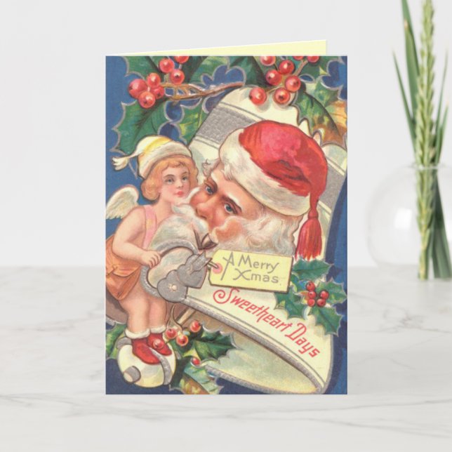 Carte de Noël vintage (Devant)