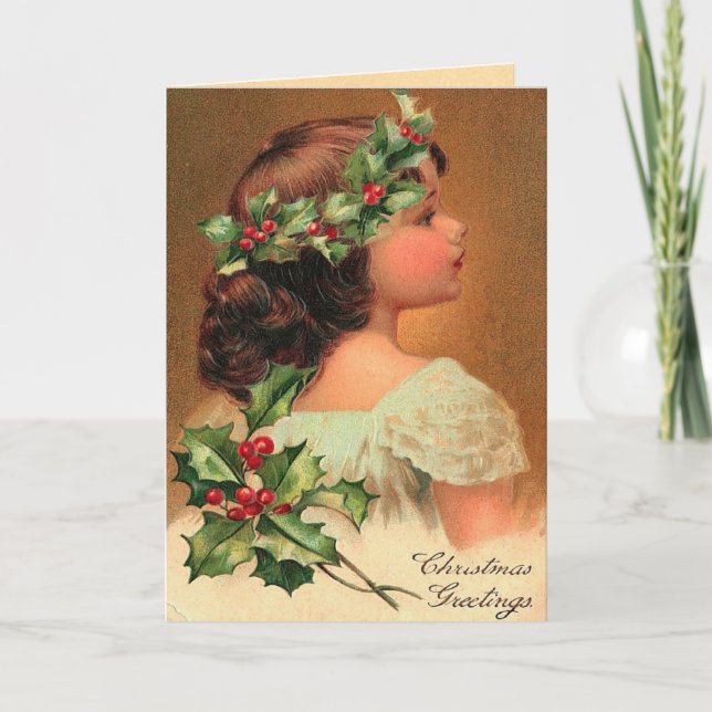 Carte de Noël Vintage (Devant)