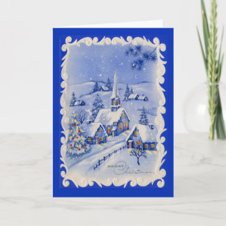 Carte de Noël Vintage