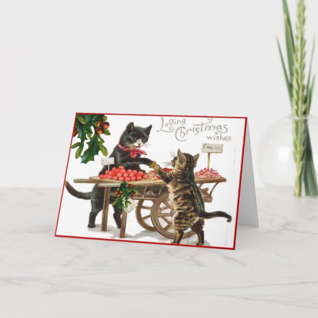 Carte de Noël Vintage (Devant)