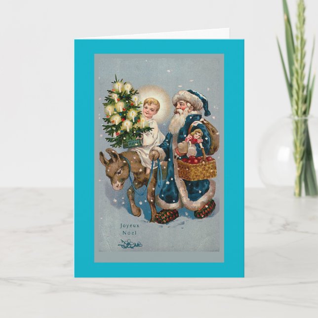 Carte de Noël vintage (Devant)