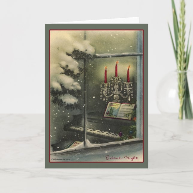 Carte de Noël Vintage (Devant)