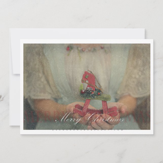 Carte de Noël Vintage (Devant)