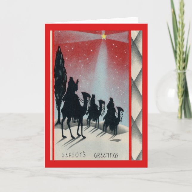 Carte de Noël Vintage (Devant)