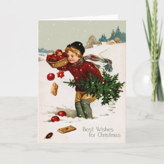 Carte de Noël Vintage